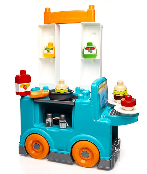 Mega Bloks First Builders Food Truck Kitchen Building Set