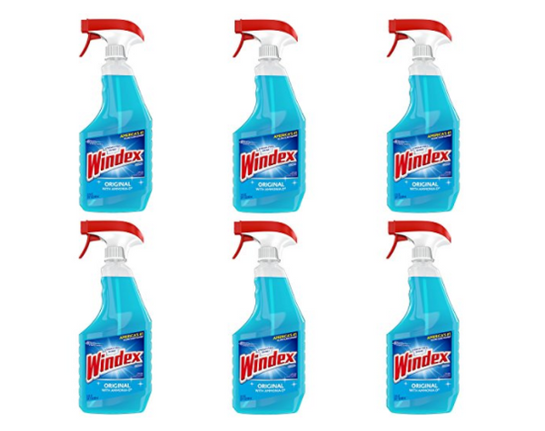 6 bottles of Windex