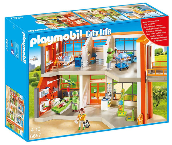 PLAYMOBIL Furnished Children's Hospital Playset