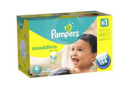 Big savings on Pampers diapers