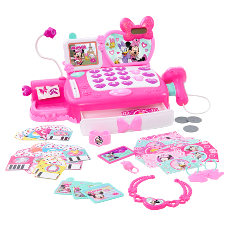 Minnie's Happy Helpers Shop N' Scan Talking Cash Register