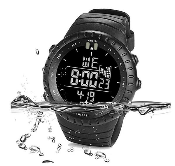 Reloj deportivo digital para hombre.