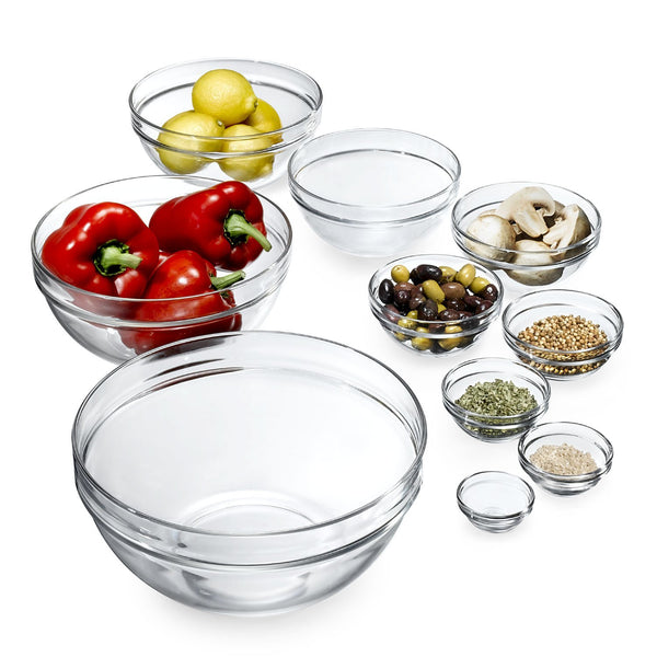 Luminarc 10-Piece Set Stackable Bowl Set