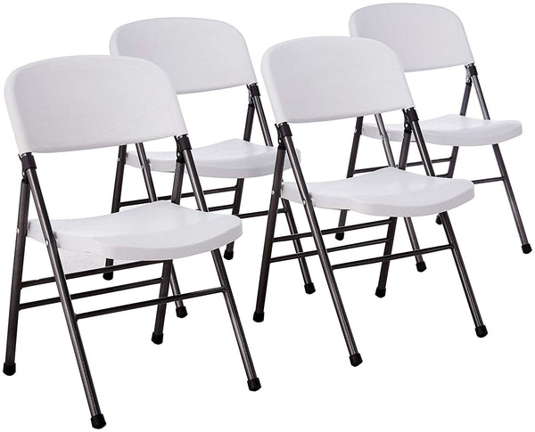 Pack Of 4 Cosco Resin Folding Chairs