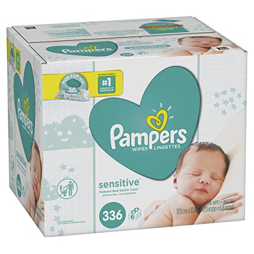 Pack Of 336 Pampers Baby Wipes