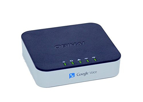 Adaptador de teléfono VoIP OBi202 con enrutador, 2 puertos telefónicos