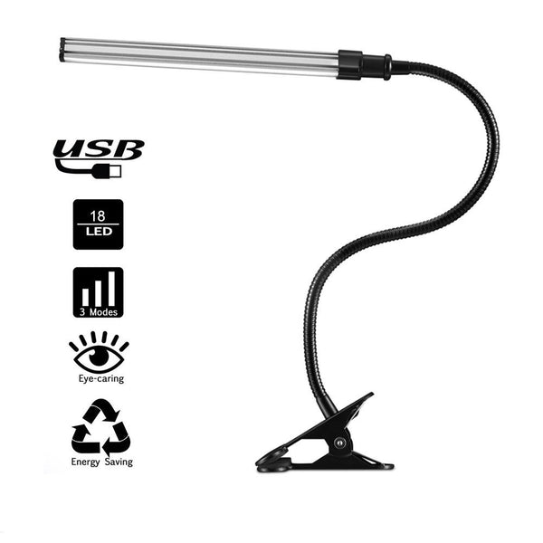 LED clip on desk lamp