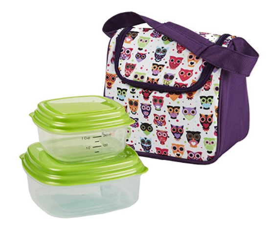 Kit de bolsa de almuerzo para niños con aislamiento y contenedores reutilizables