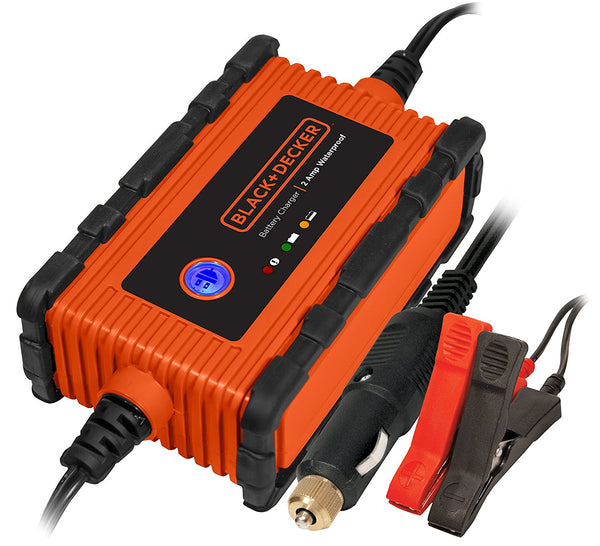 BLACK+DECKER 2 Amp Waterproof Automatic Battery Charger