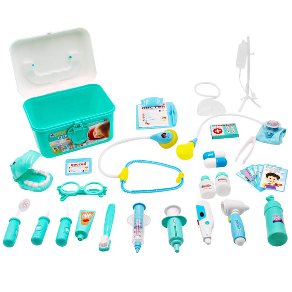 Kit de equipamiento médico para niños de 30 piezas con luces y sonidos