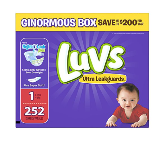 Luvs diapers on sale