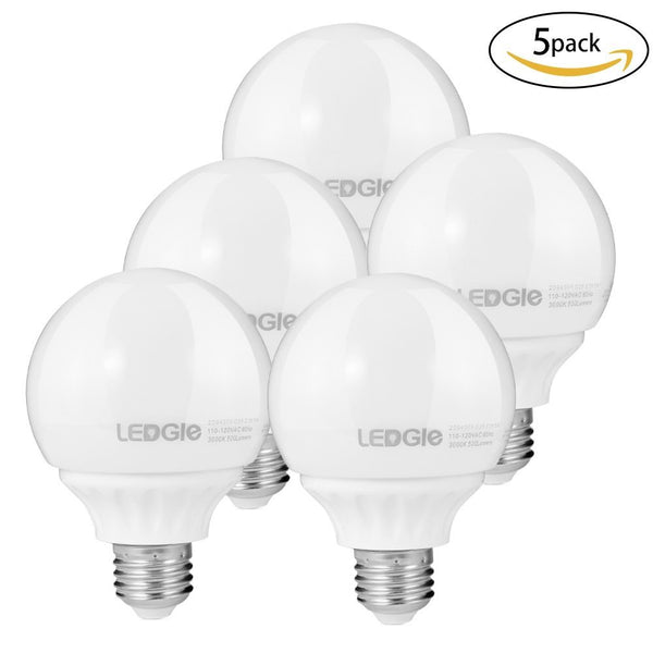 Pack of 5 LED bulbs