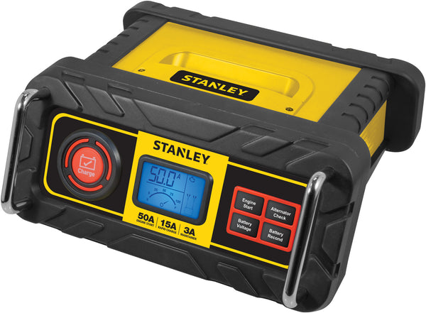 Arrancador de motor Stanley BC50BS de 50 amperios/cargador de batería de 15 amperios