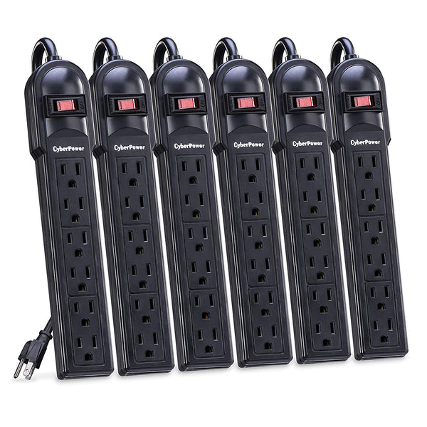 Pack Of 6 CyberPower Essential Surge Protector