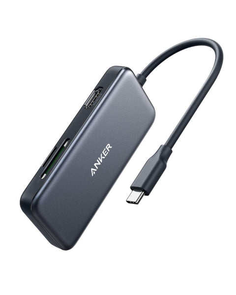 Anker Premium 5-in-1 USB-C Card Reader Hub w/ 4K & 2 USB 3.0 Ports