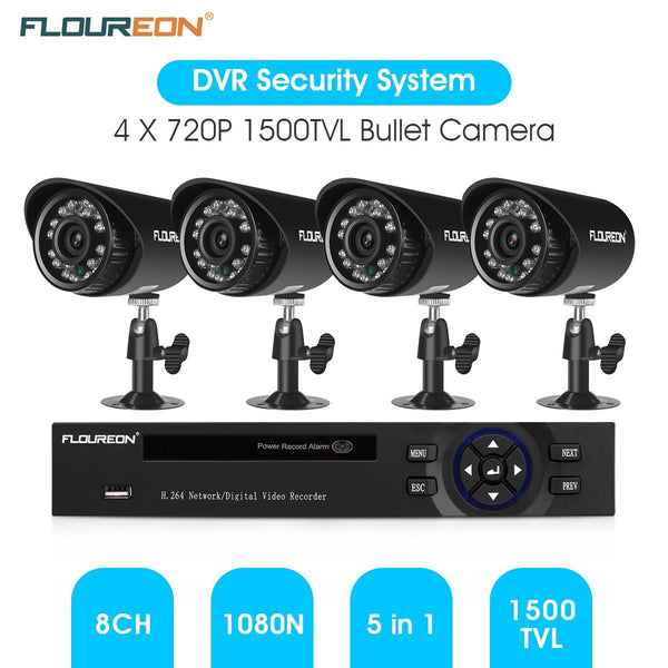 4 Outdoor/ Indoor Bullet Home Security Camera System