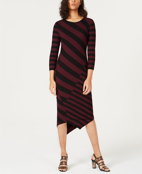 Asymmetrical sweater dress