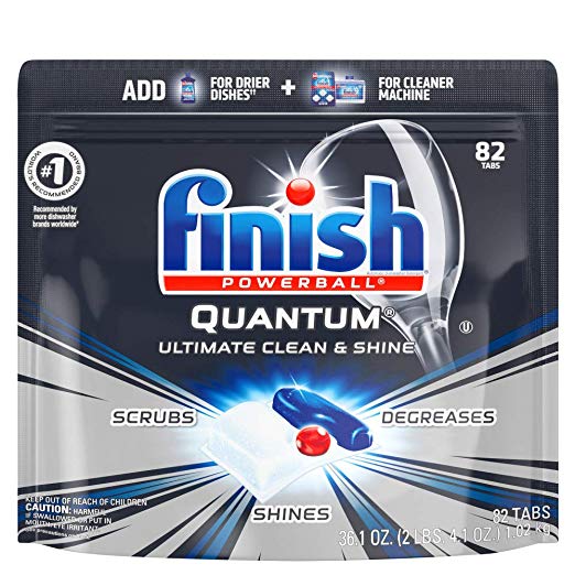 82-Count Finish Powerball Quantum Dishwasher Detergent Tabs