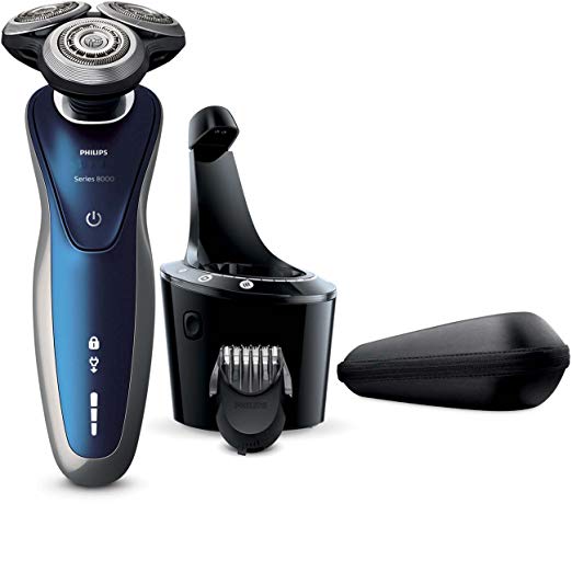 Philips Norelco Electric Shaver 8900 with SmartClean, Wet & Dry Edition