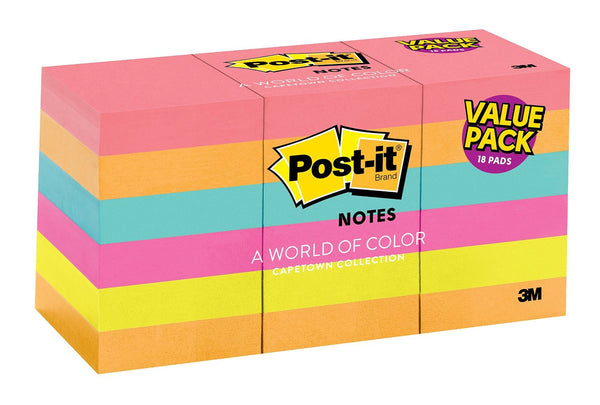 100 hojas/bloc de notas post-it