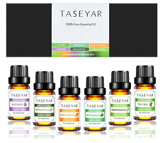 Set of 6 Aromatherapy essential oil gift set