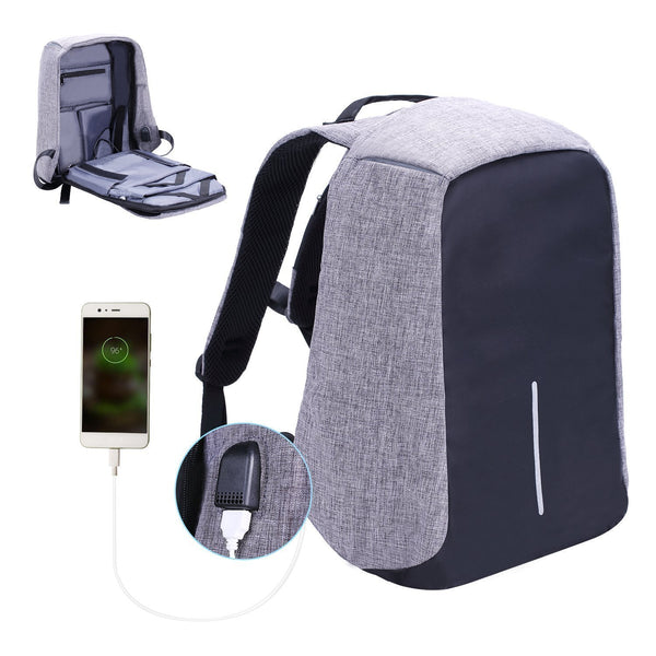 Anti-theft Waterproof Backpack With USB Charging Port