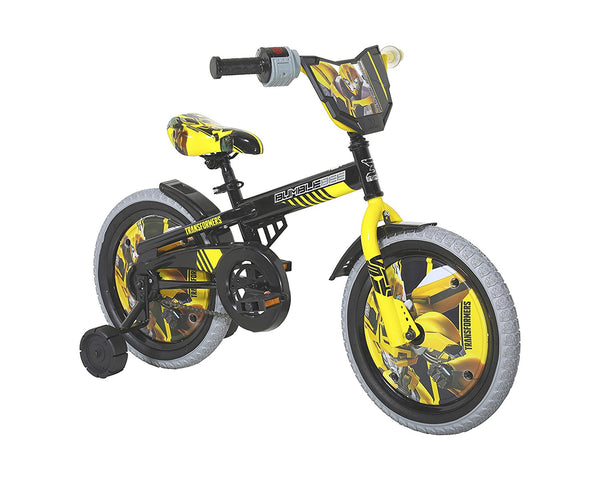 Bicicleta de calle BMX para niños Dynacraft Transformers Bumble Bee de 16"