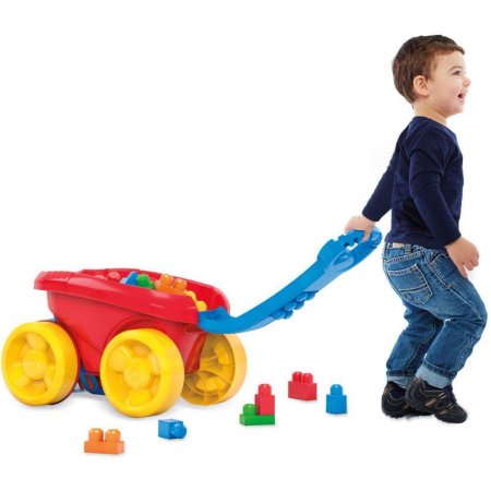 Mega Bloks First Builders Block Scooping Wagon