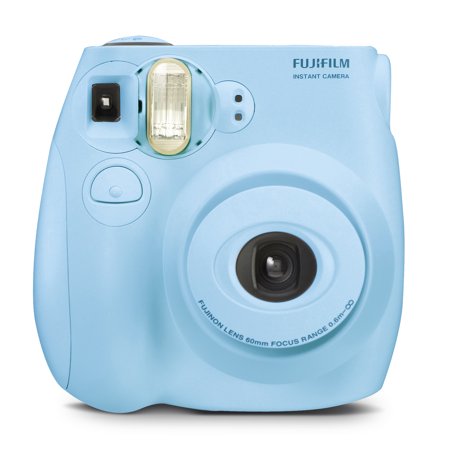 Cámara instantánea Fujifilm Instax Mini 7S (con paquete de 10 películas) - Azul claro