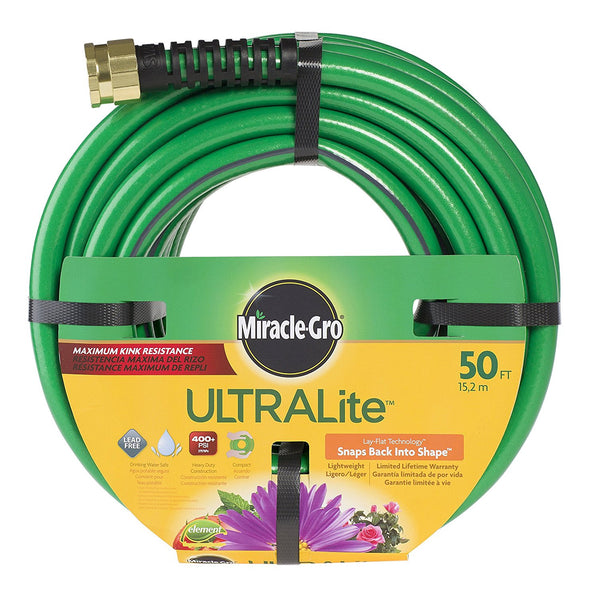 Miracle Gro Ultra Lite Hose, 50-Feet