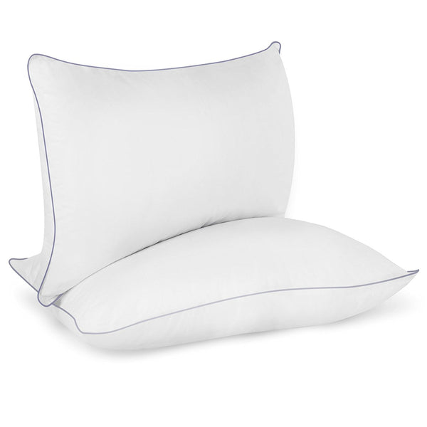 Set of 2 queen size 100% cotton pillows