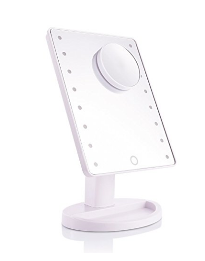 LED touch screen makeup mirror