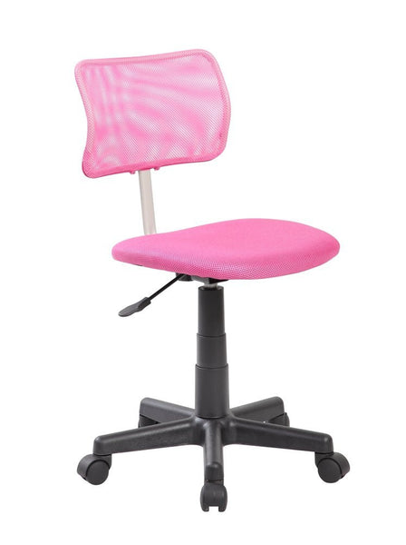 Pink mesh office chair