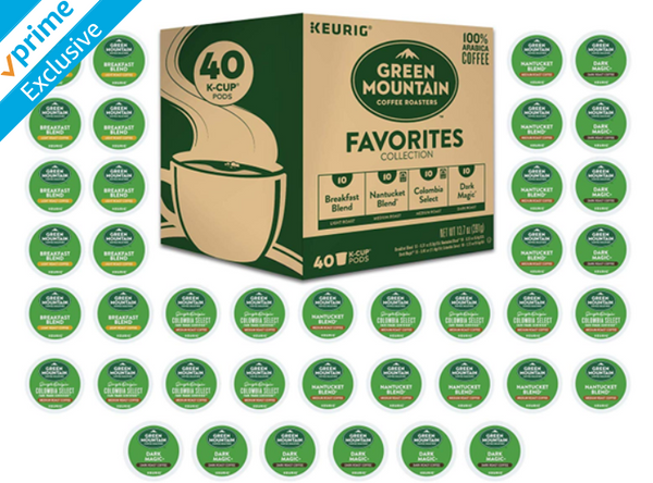 Miembros Prime: K-Cups de café Green Mountain de 40 unidades (paquete variado)