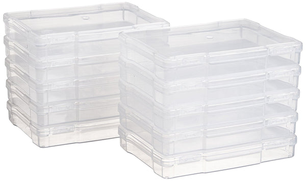 Pack of 10 IRIS storage boxes