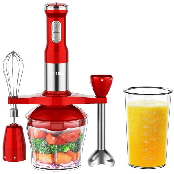 HOMIEE Hand Blender, 5-in-1 Electric Hand Blender Stick