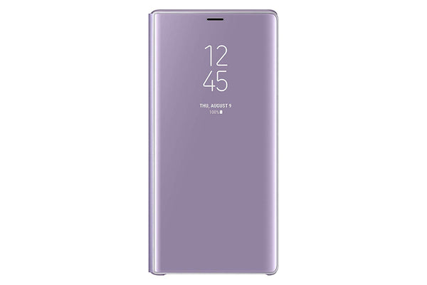 Funda para Samsung Galaxy Note9 con tapa S-View y soporte (púrpura)