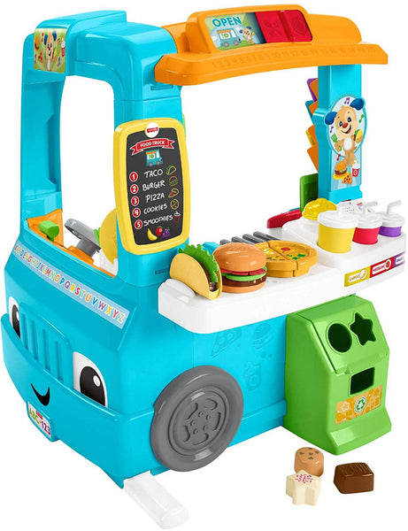 Fisher-Price Ríe y aprende sirviendo un divertido camión de comida