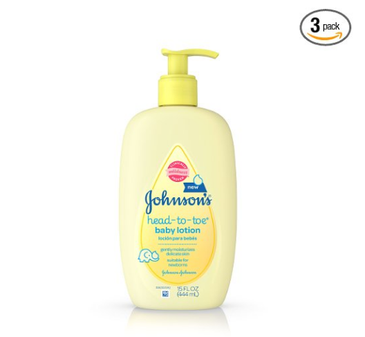 Pack of 3 Johnson's Head-To-Toe Baby Lotion