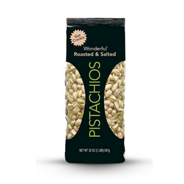 32 oz. Bag of Roasted and Salted Wonderful Pistachios