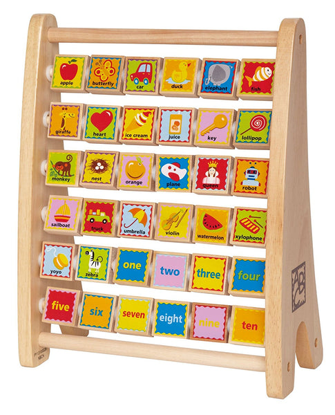 Hape Alphabet Abacus Wooden Counting Toy