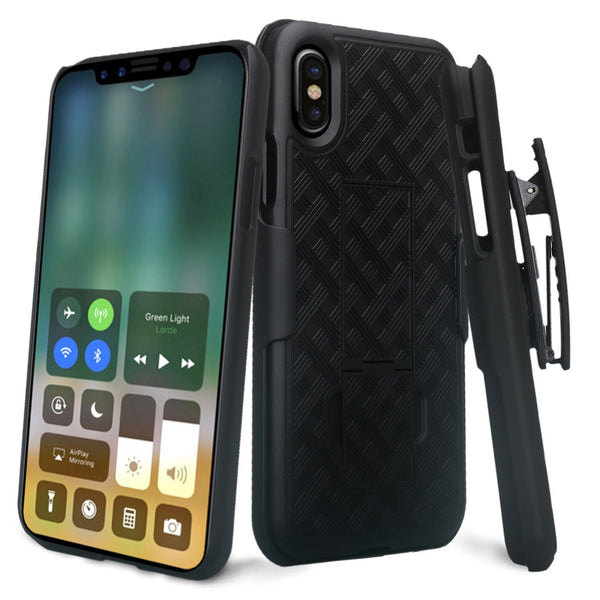 Funda con clip giratorio para cinturón Apple iPhone X