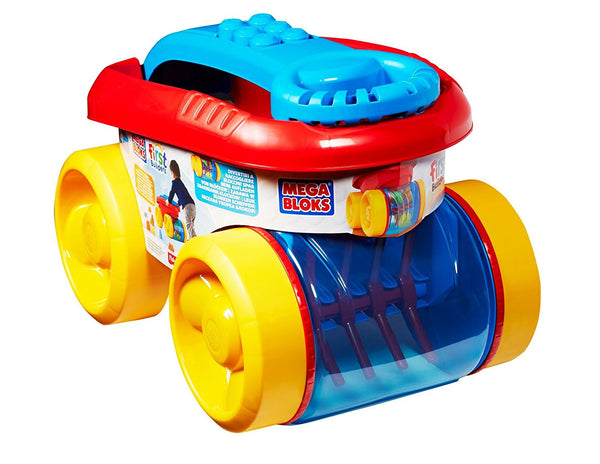 Mega Bloks Block Scooping Wagon Building Set