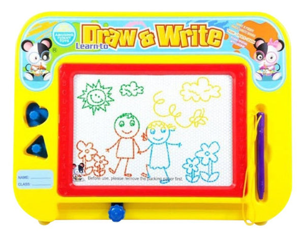 Magnetic drawing board for kids