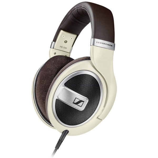 Auriculares Sennheiser HD 599 con parte trasera abierta (marfil mate)