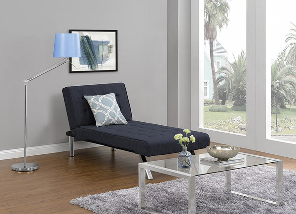 Chaise lounge de lino DHP Emily