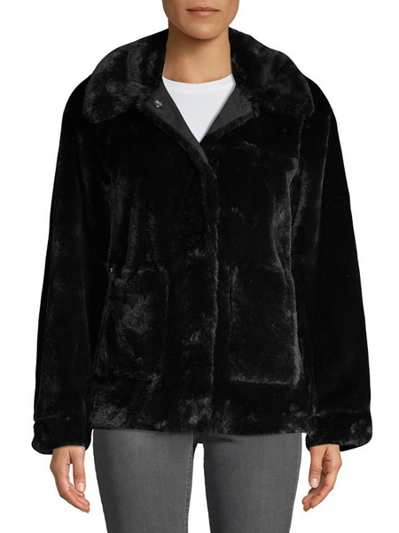 Trina Turk faux fur jacket