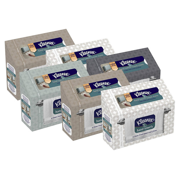 6 boxes of Kleenex hand towels