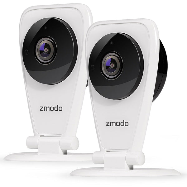 Pack of 2 Zmodo Wi-Fi Wireless Security Cameras with Night Vision