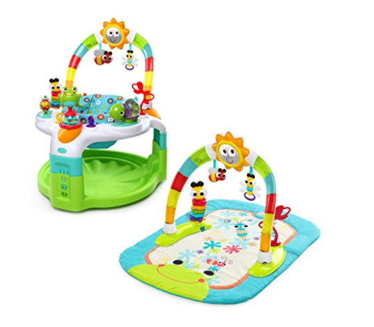 Bright Starts 2 in 1 Laugh & Lights Activity Gym and Saucer